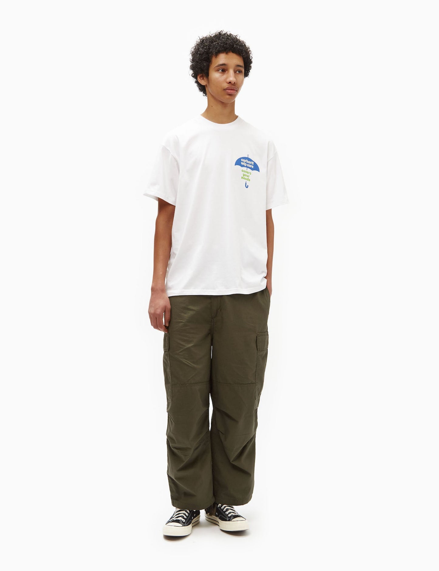 Couvre-T-shirt (ample) - Blanc