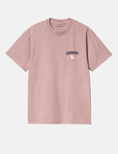 T-shirt Duckin' (ample) - Rose clair