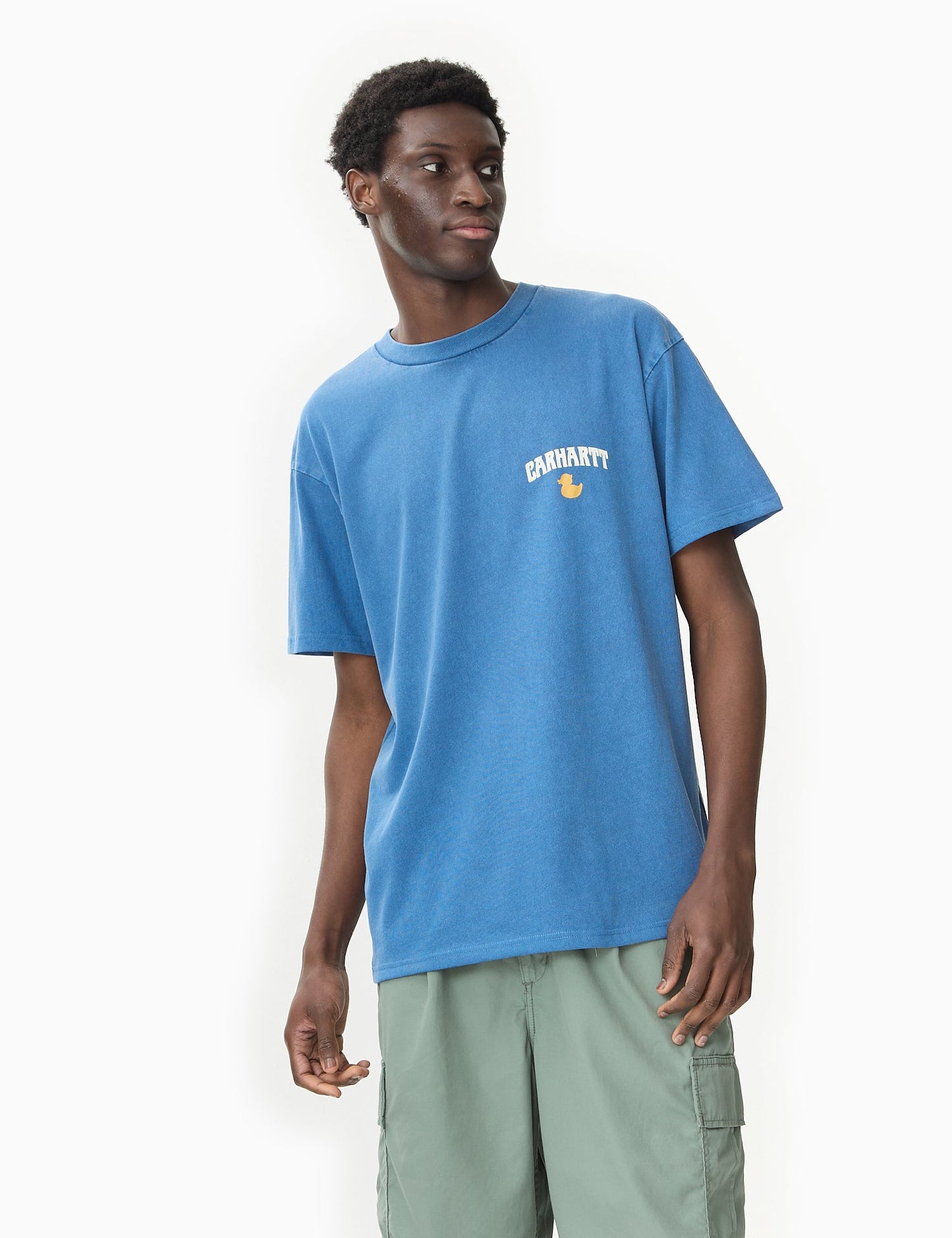 T-shirt Duckin' (ample) - Bleu Acapulco