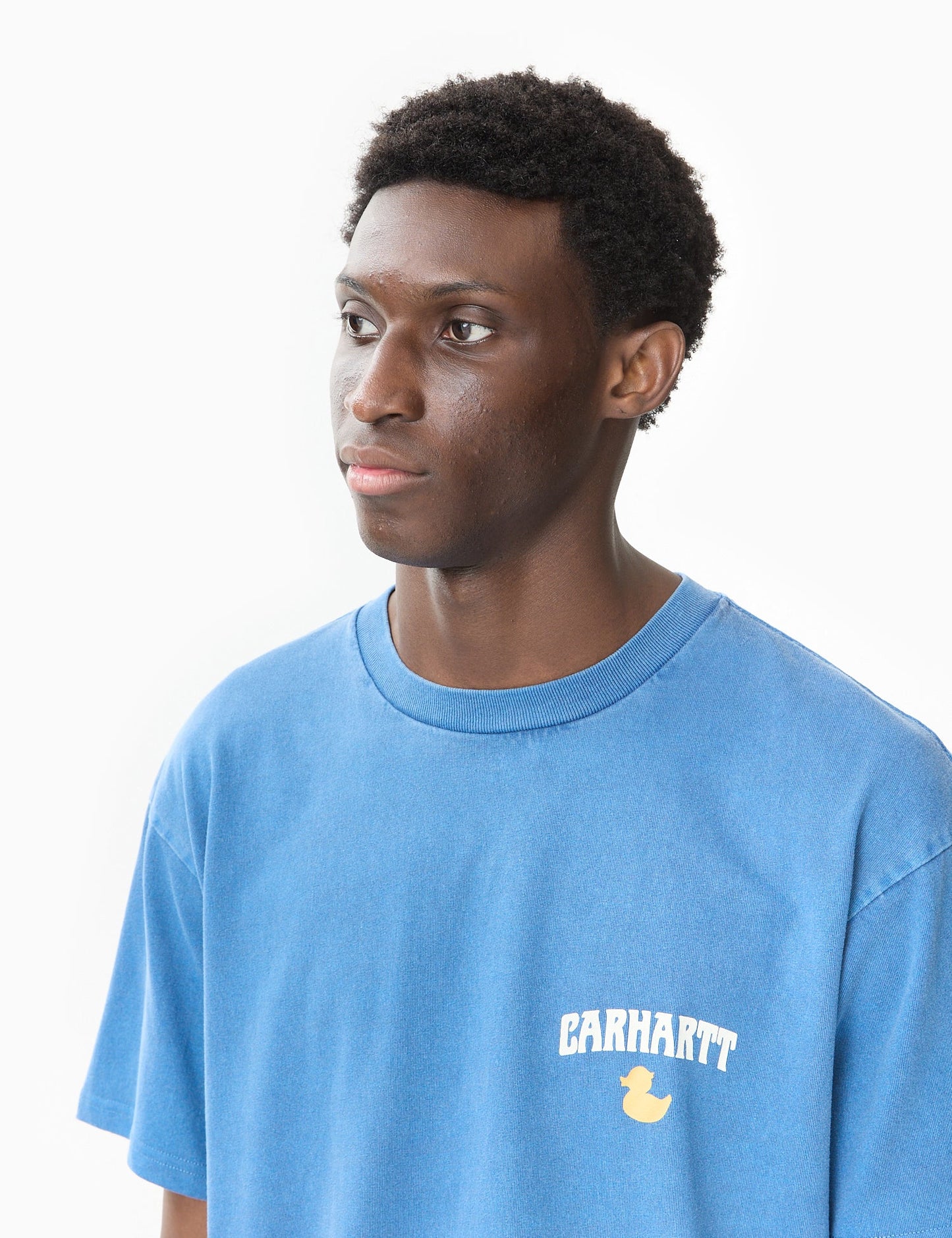 T-shirt Duckin' (ample) - Bleu Acapulco