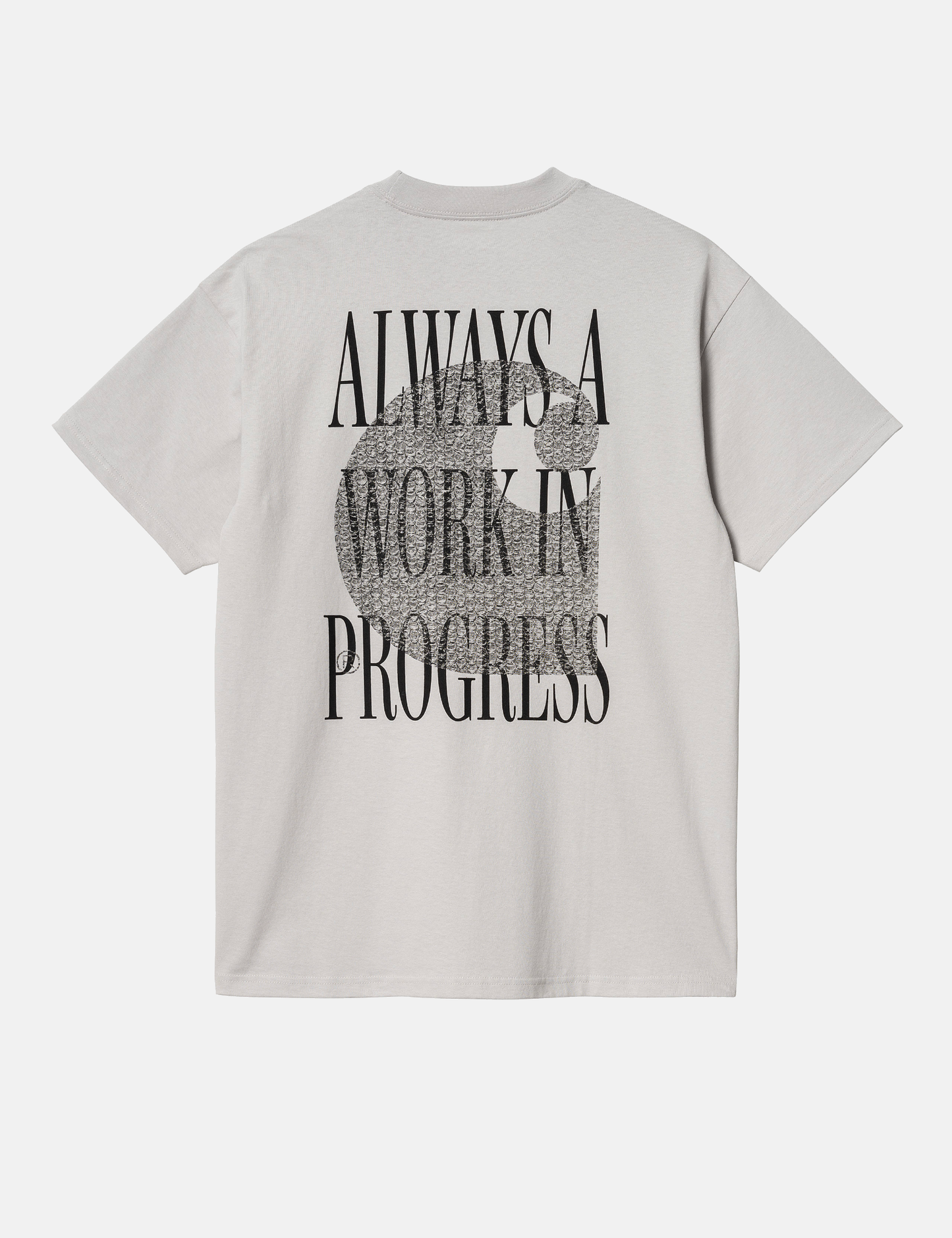 T-Shirt Always a WIP (ample) - Gris argenté Sonic