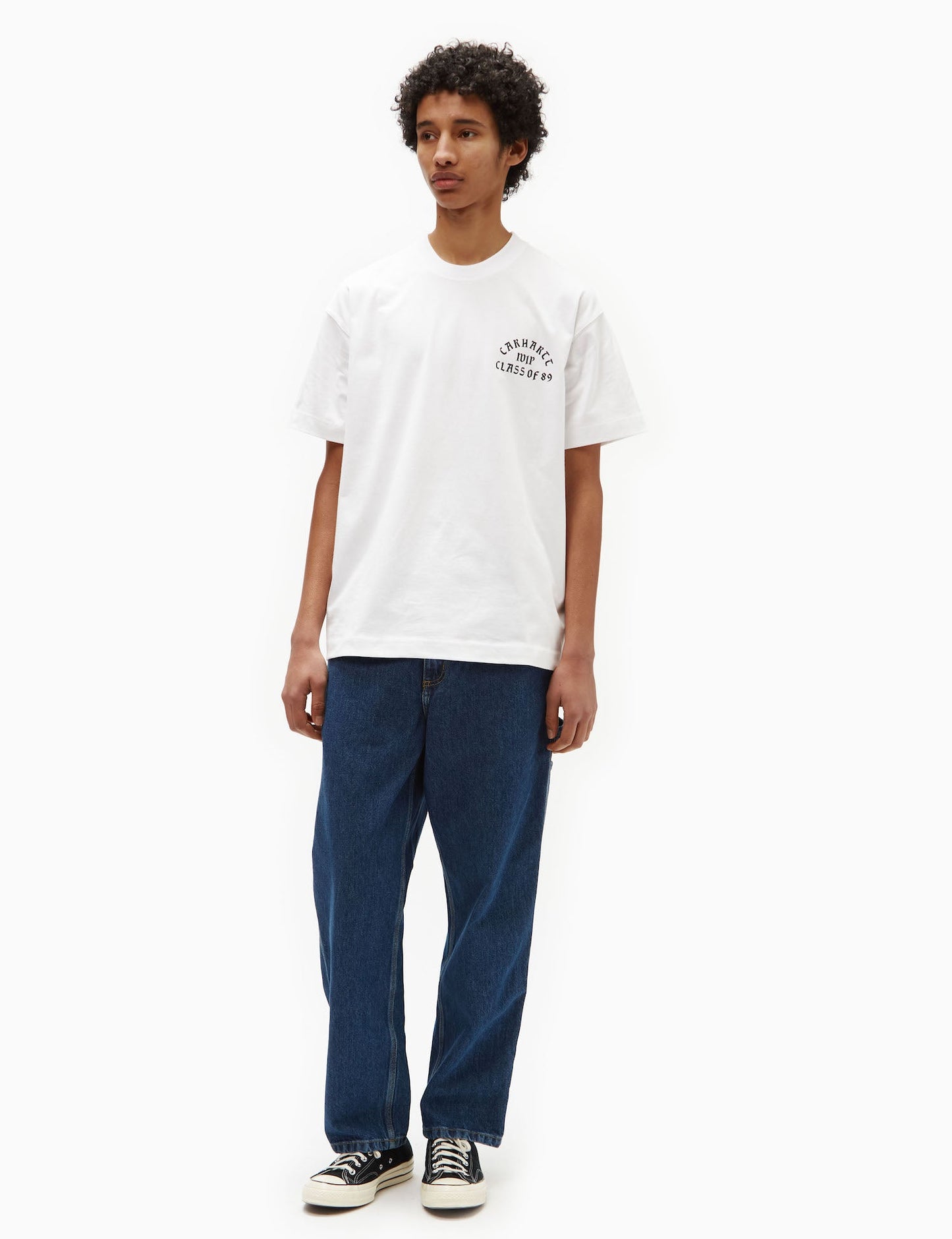 Pantalon à genouillère simple (Smith Denim) - Bleu délavé