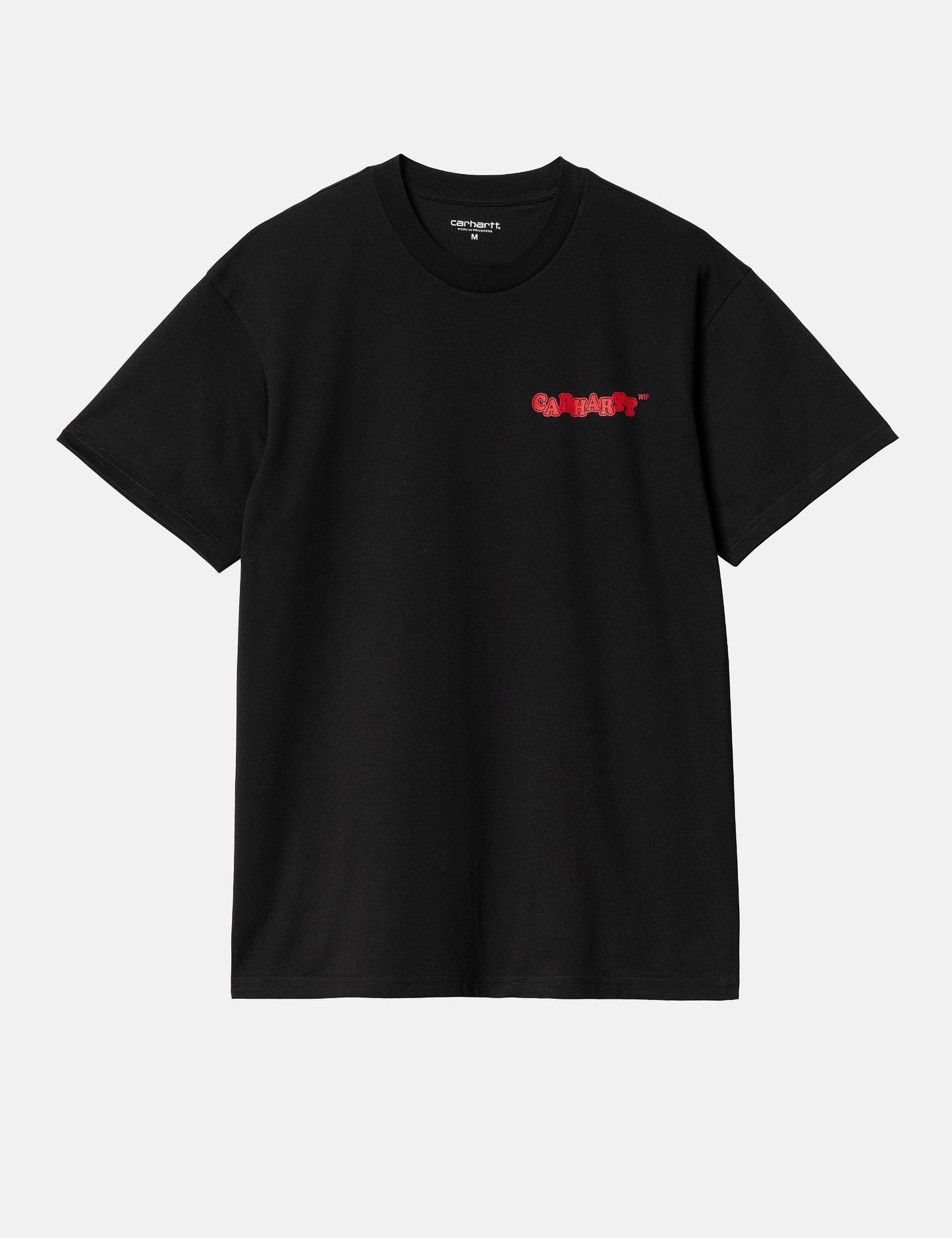 T-shirt Fast Food (ample) - Noir/Rouge