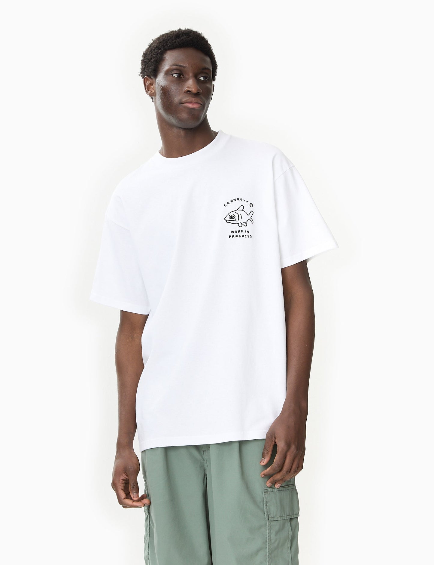 T-shirt Icons (ample) - Blanc/Noir