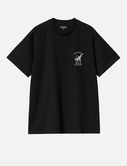 T-shirt Icônes (Ample) - Noir/Blanc