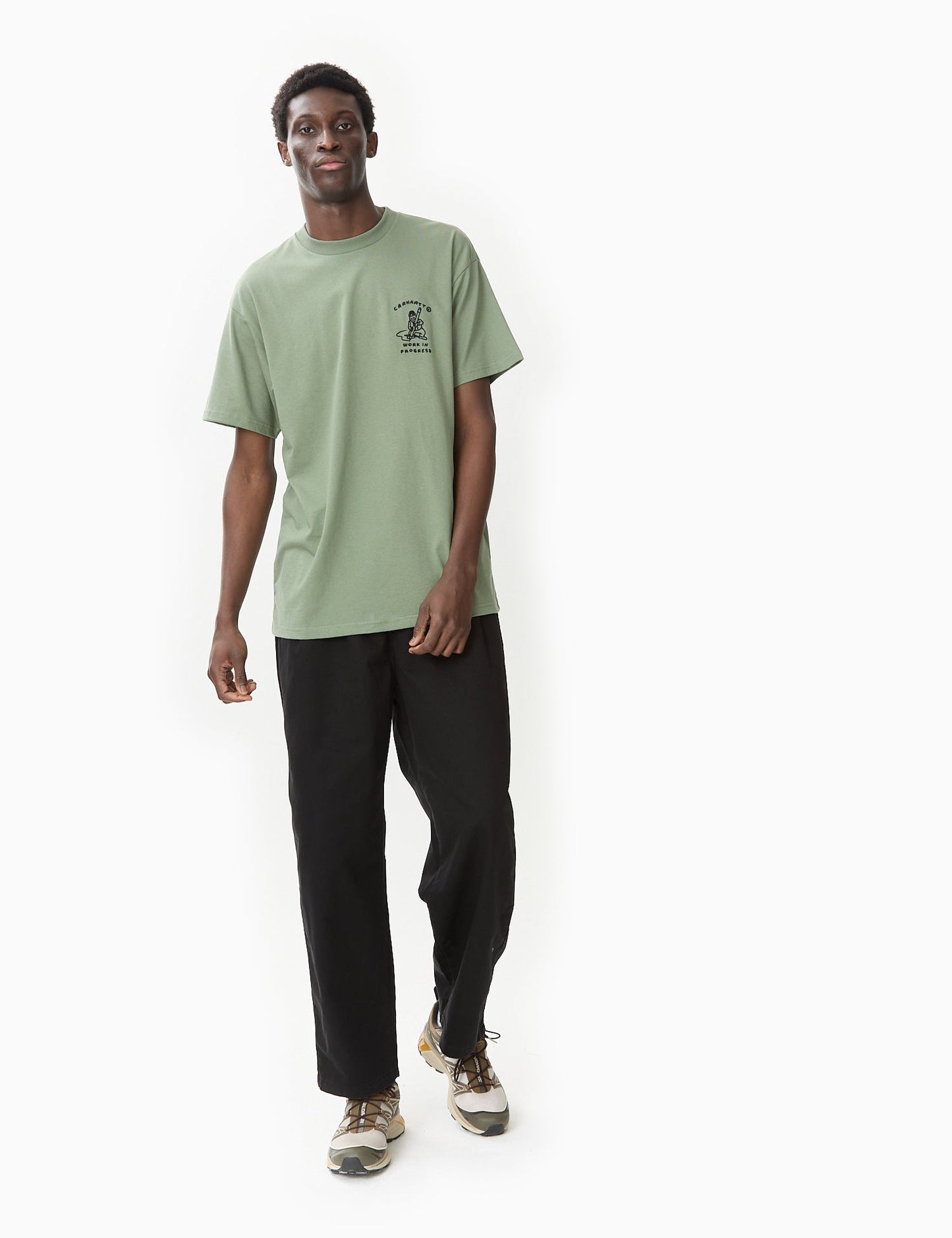 T-shirt Icons (ample) - Vert forêt/Noir