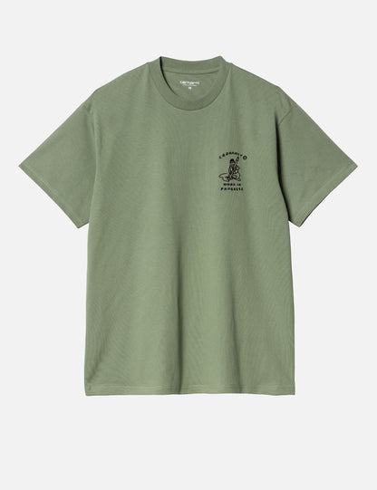 T-shirt Icons (ample) - Vert forêt/Noir