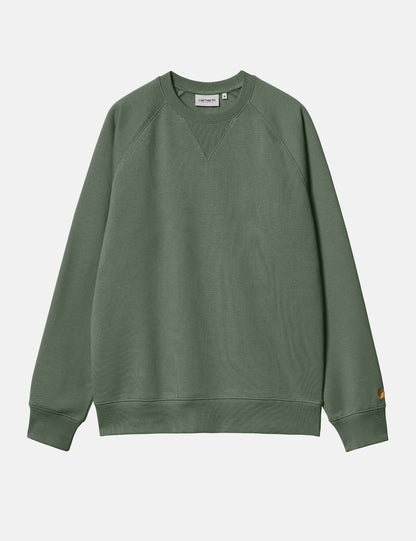 Sweat-shirt Chase - Vert canard