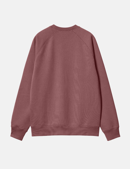 Sweat-shirt Chase - Fuchsia poudré