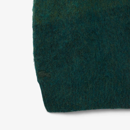 Pull en alpaga jacquard paysage