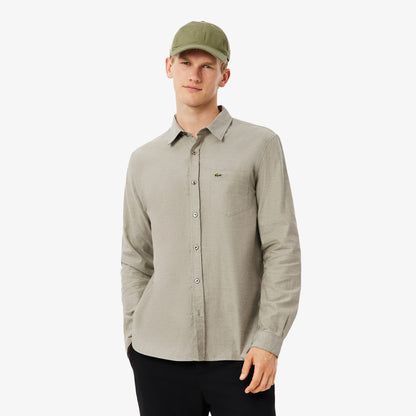 Chemise en coton coupe droite