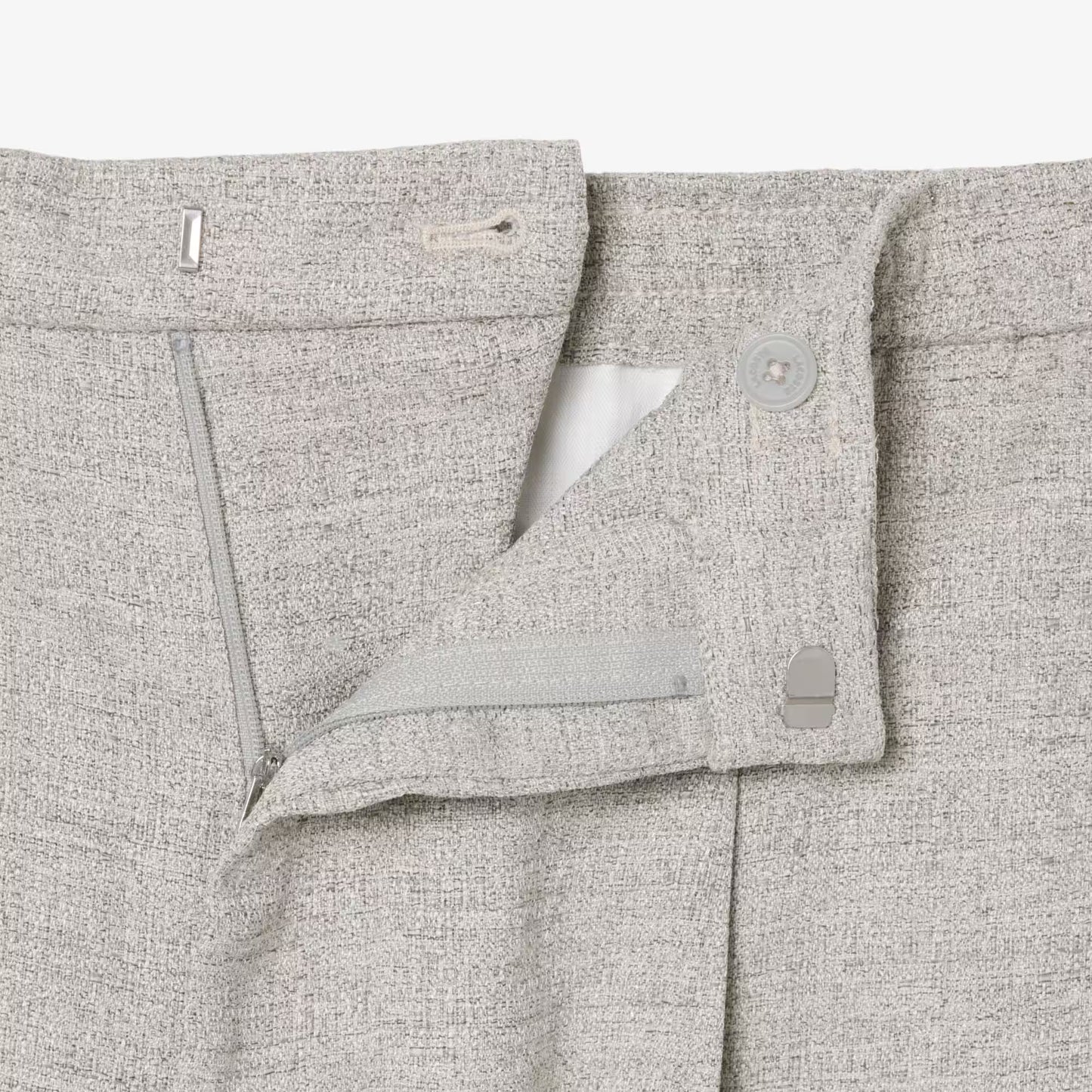 Pantalon en tissu flammé coupe décontractée