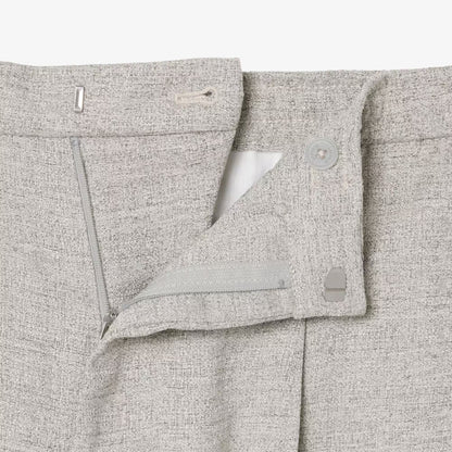 Pantalon en tissu flammé coupe décontractée