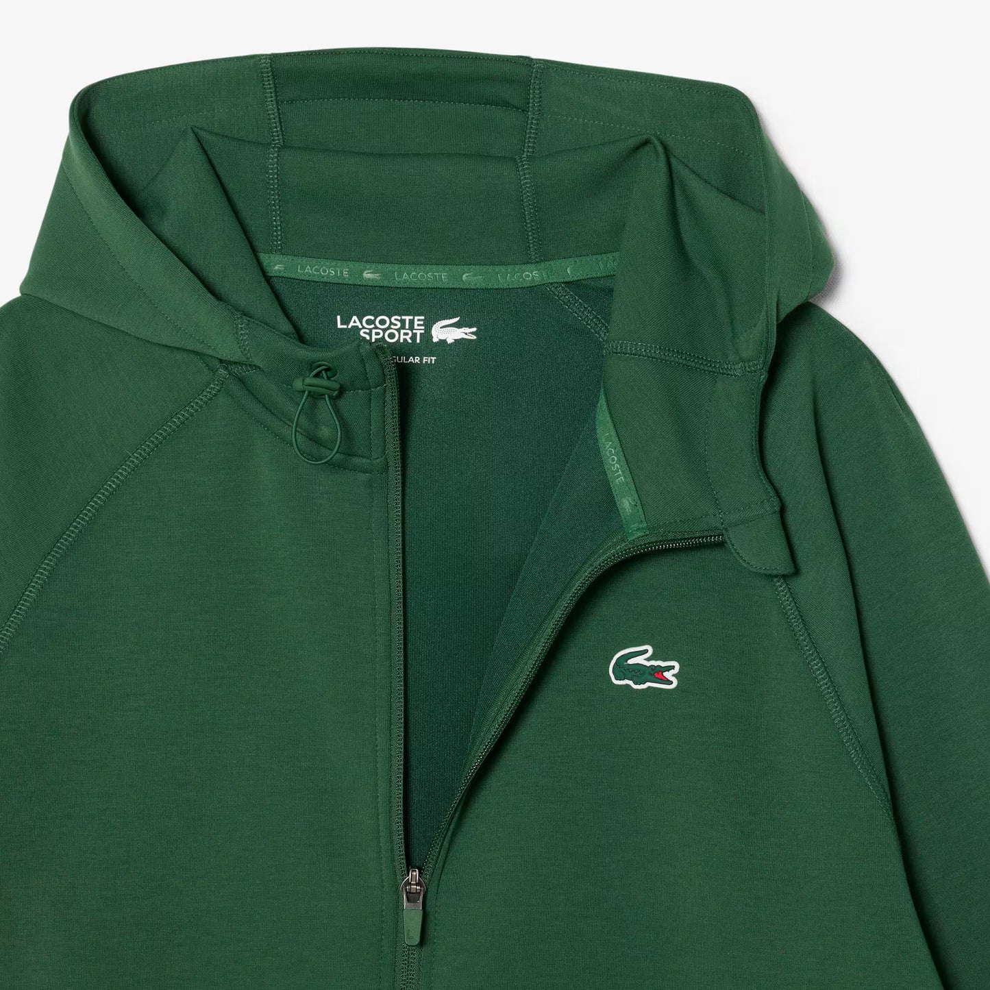 Sweat à capuche zippé extensible sport
