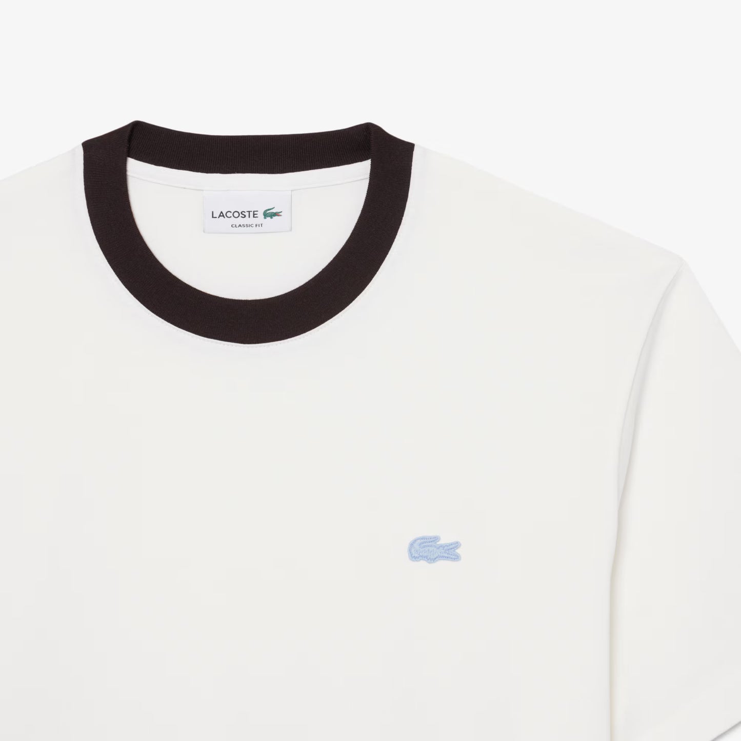 T-shirt en coton color-block coupe classique