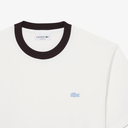 T-shirt en coton color-block coupe classique