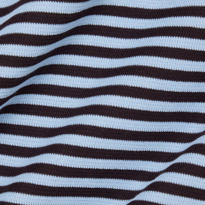 T-shirt rayé en coton texturé