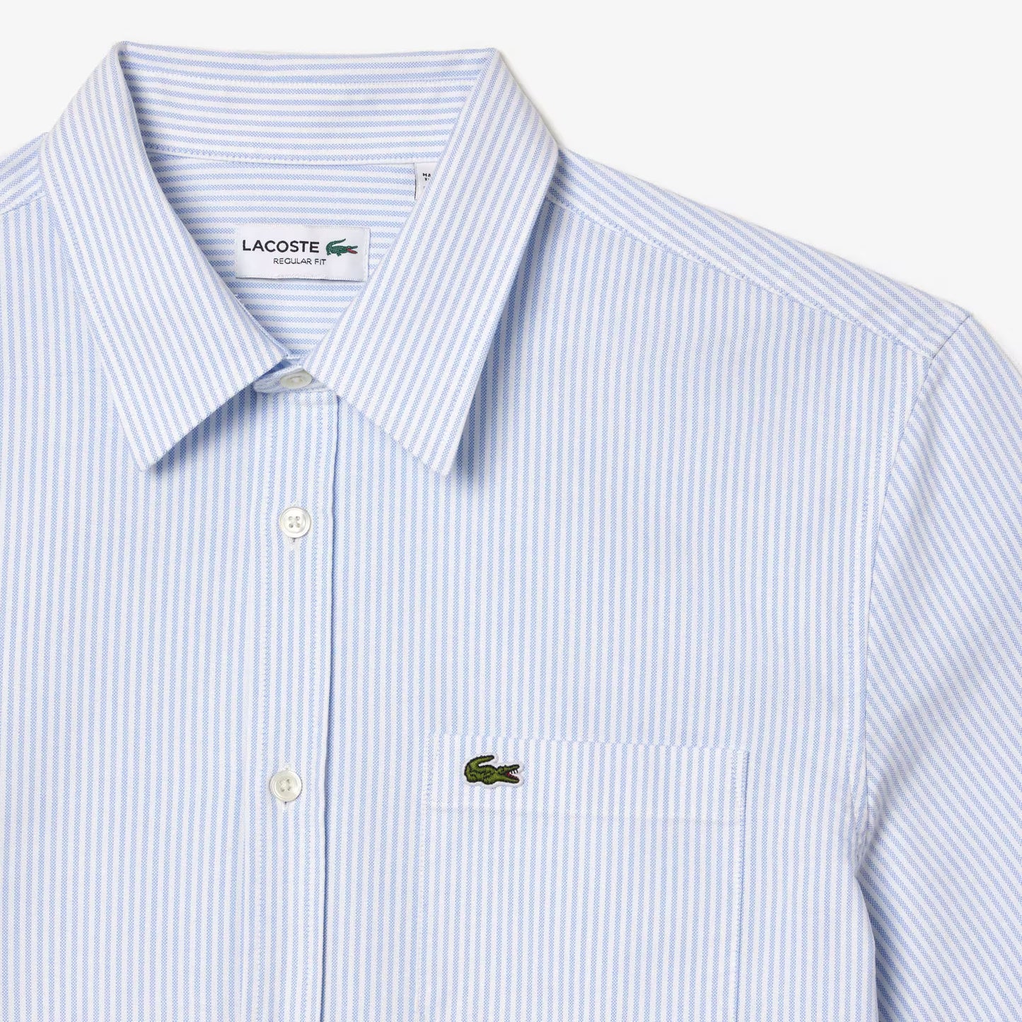 Chemise Oxford à manches courtes coupe droite