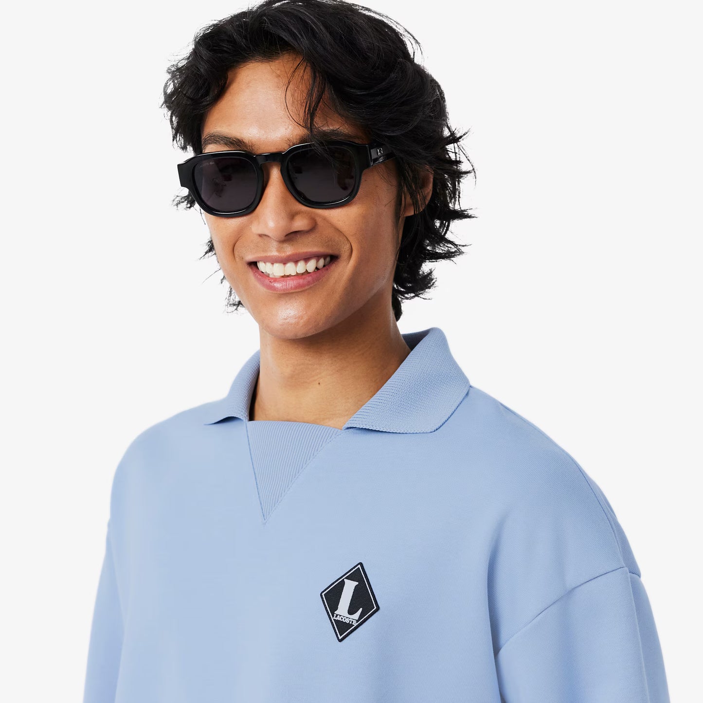 Sweat-shirt col polo fabriqué en France