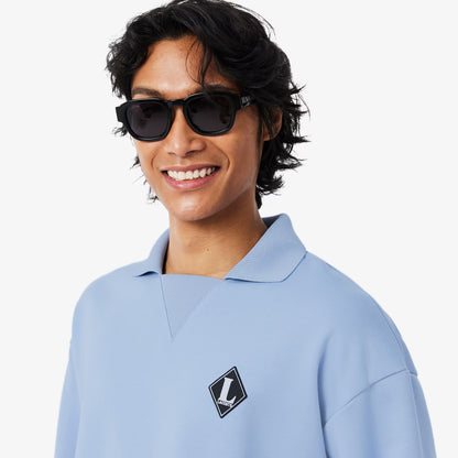 Sweat-shirt col polo fabriqué en France
