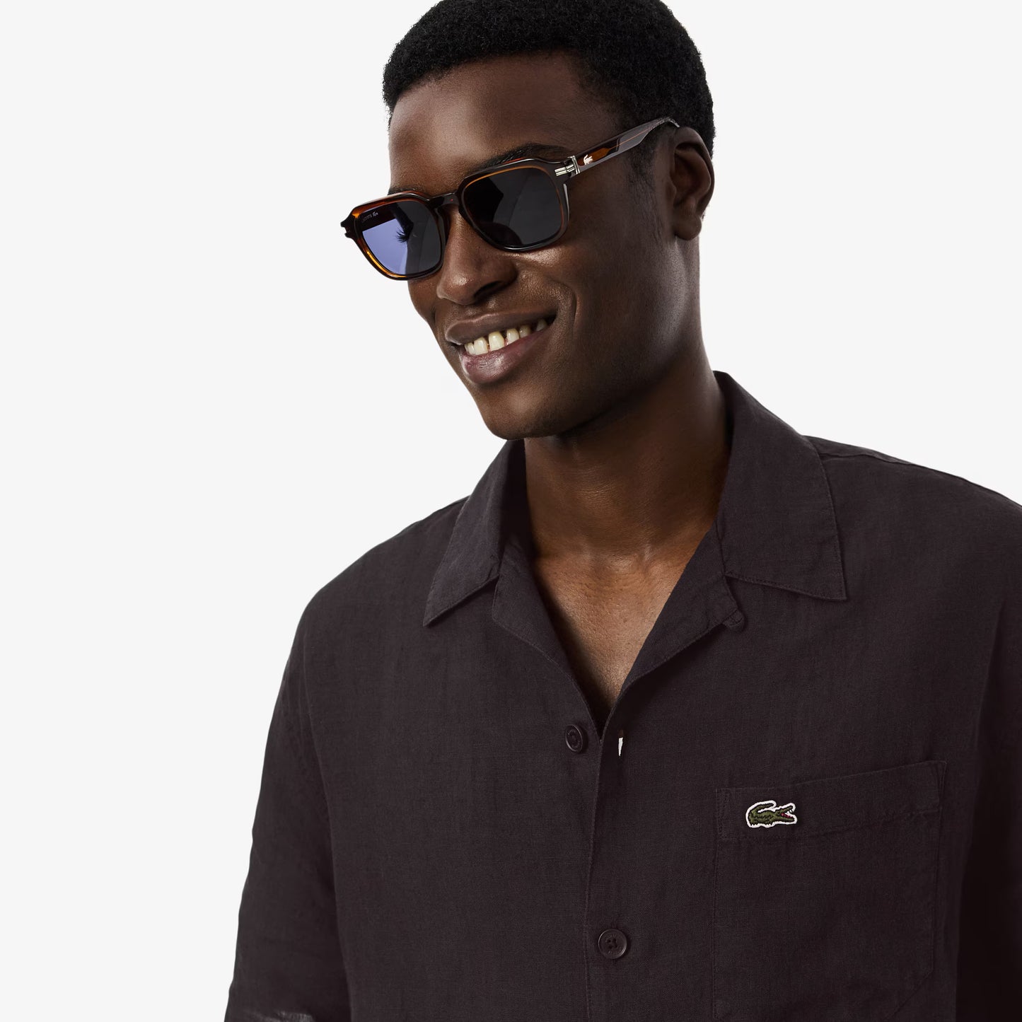 Chemise en lin coupe décontractée