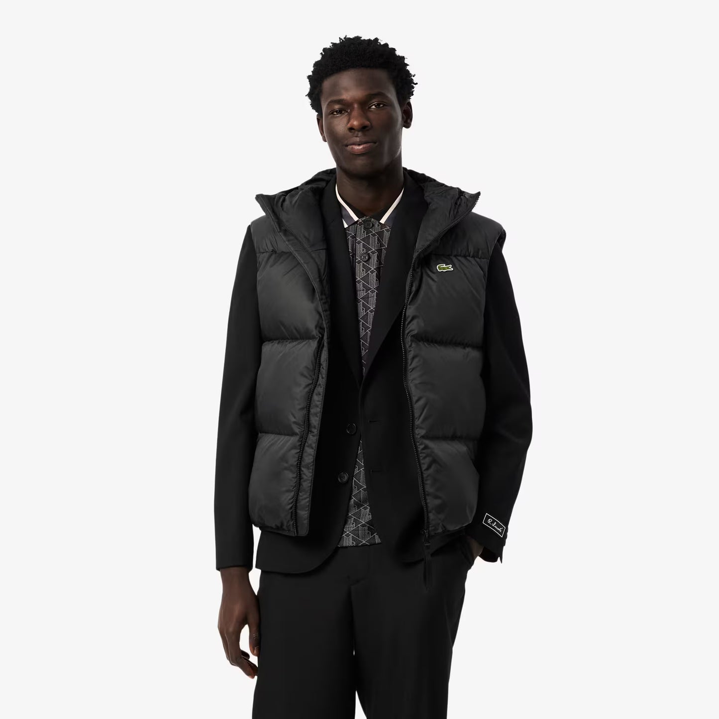Gilet court matelassé déperlant