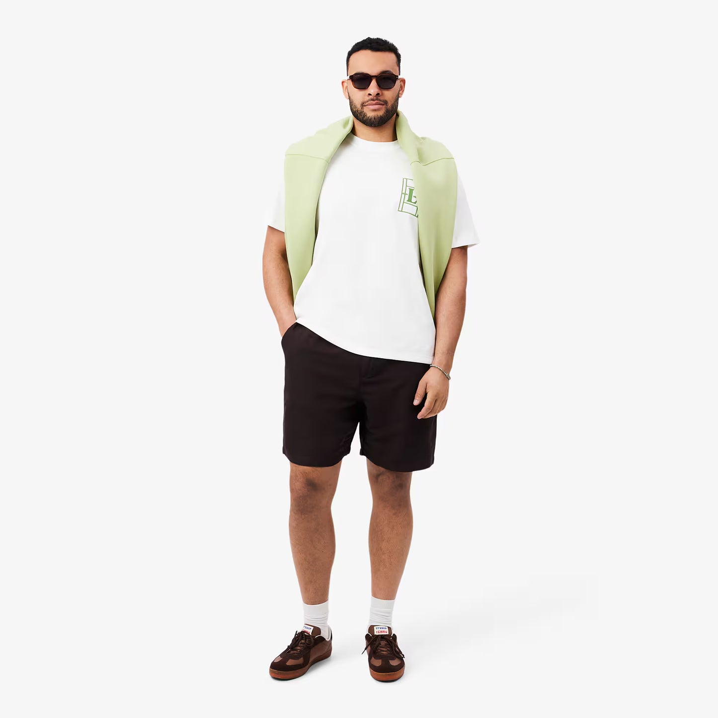 T-shirt en jersey épais brodé