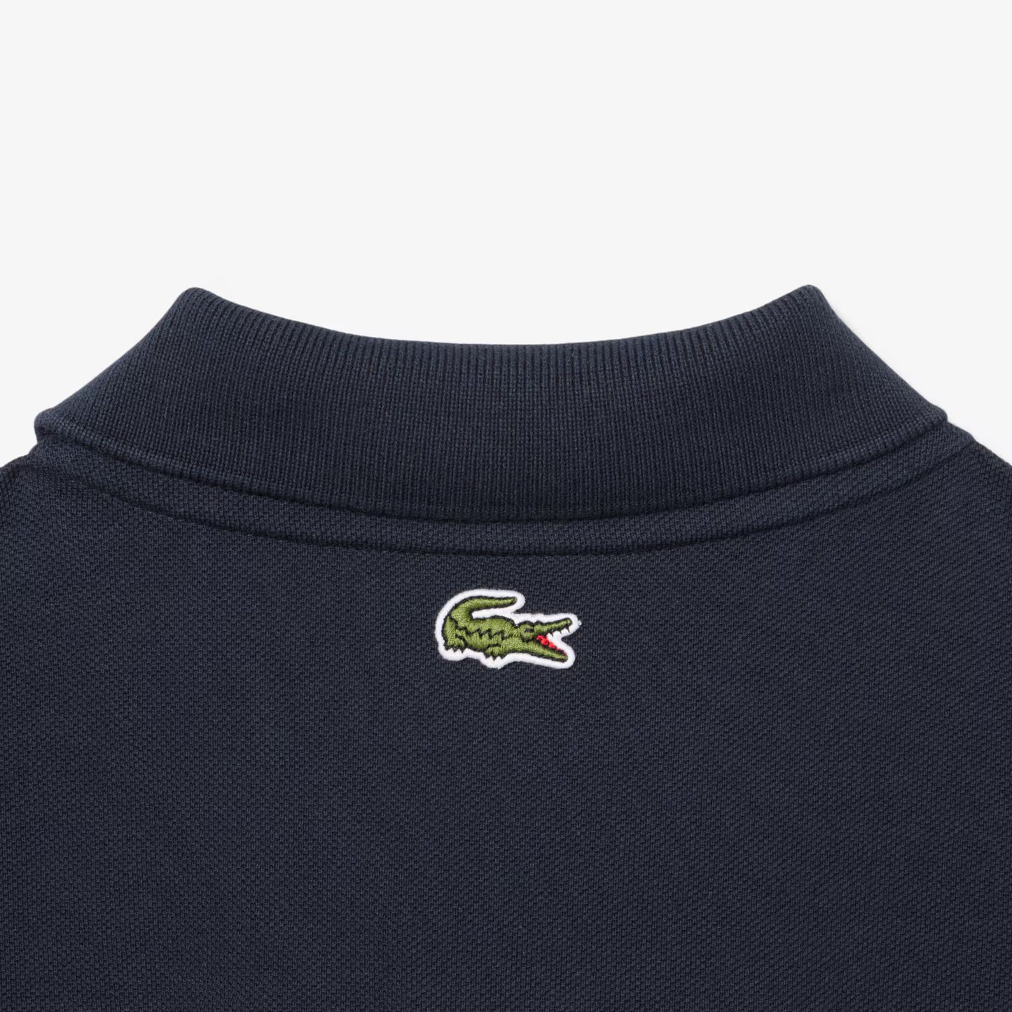 Polo en petit piqué imprimé coupe classique