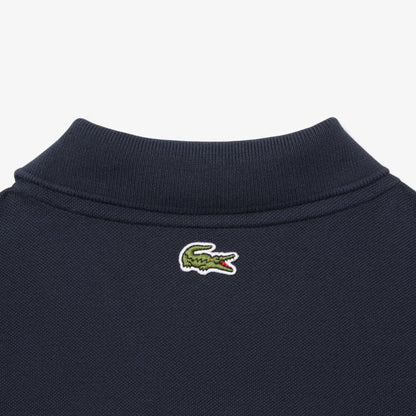 Polo en petit piqué imprimé coupe classique