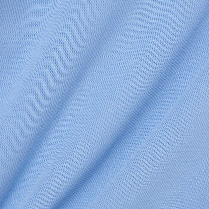 Sweat-shirt en coton côtelé à col polo
