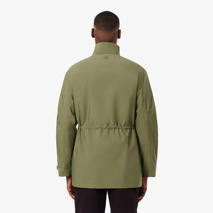 Veste coupe-vent mi-longue déperlante