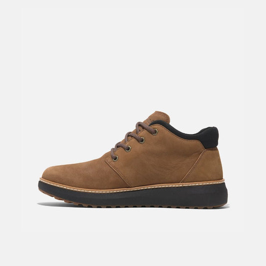 Hudson Road Mid Lace Waterproof Leather Ankle Boots Rust Nubuck