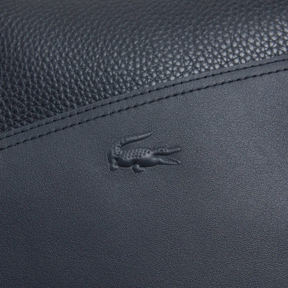 Sac de week-end en cuir grainé Club Lacoste