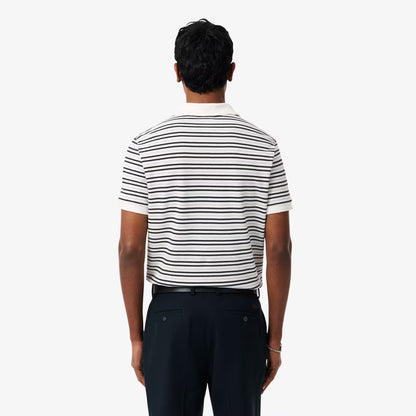Polo Petit Piqué Rayé Coupe Classique