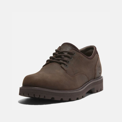 Britton Road Lace-Up Water-Resistant Shoe Dark Brown Full Grain