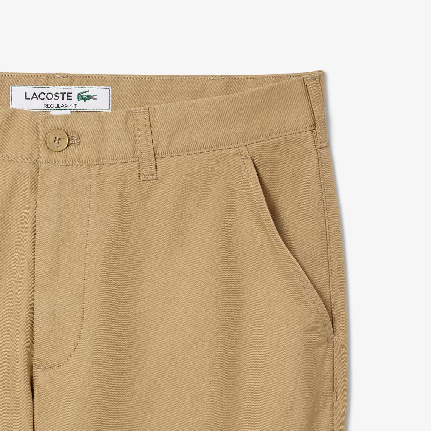 Pantalon Chino en Coton Coupe Droite