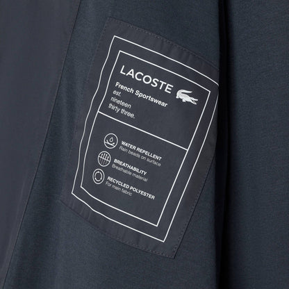 Veste de survêtement imperméable avec bordure contrastante
