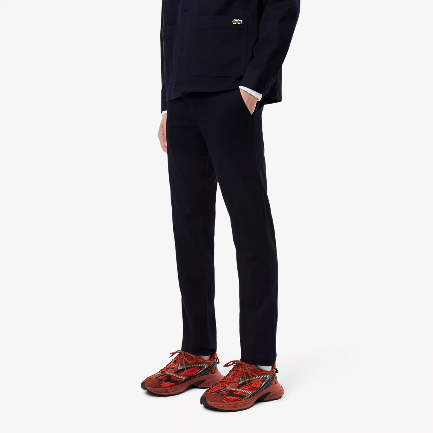 Pantalon chino slim en coton stretch