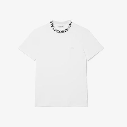 T-shirt en piqué Jacquard