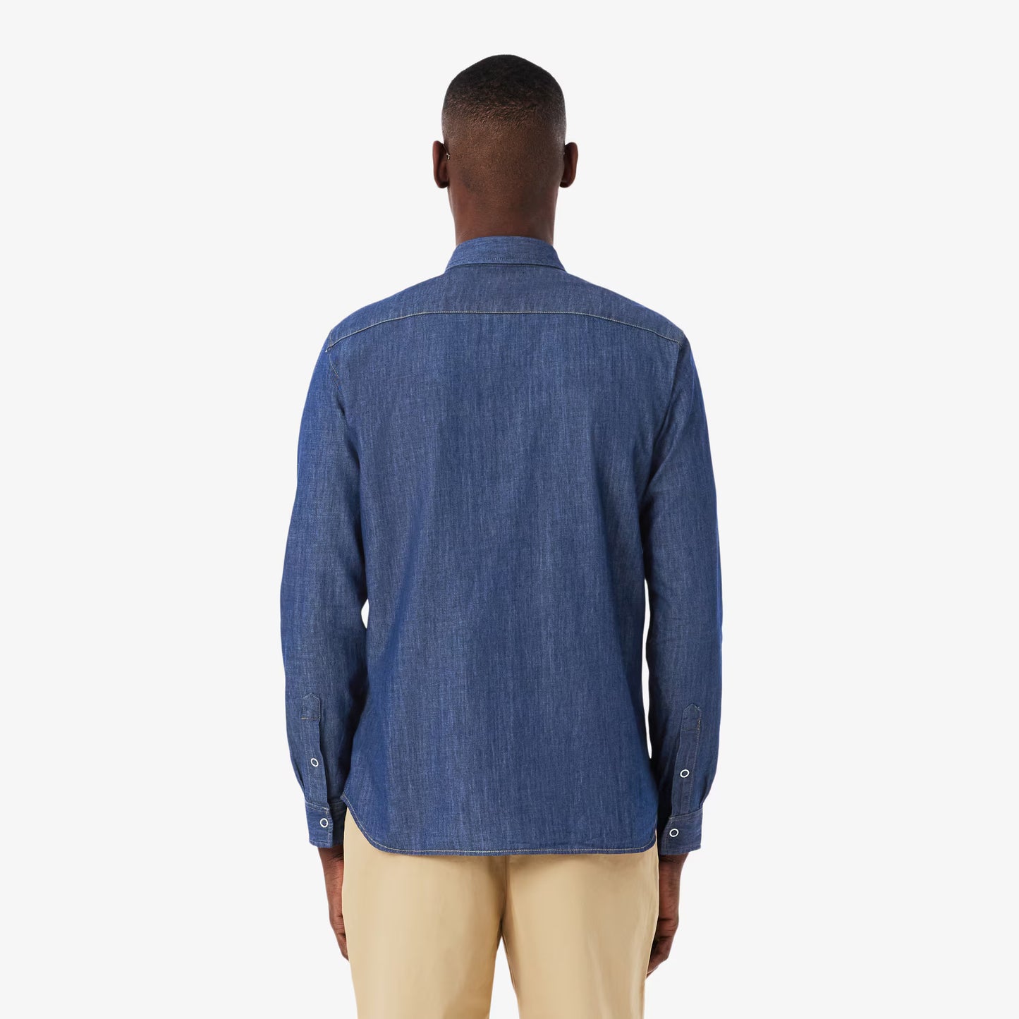 Chemise en jean légère coupe droite