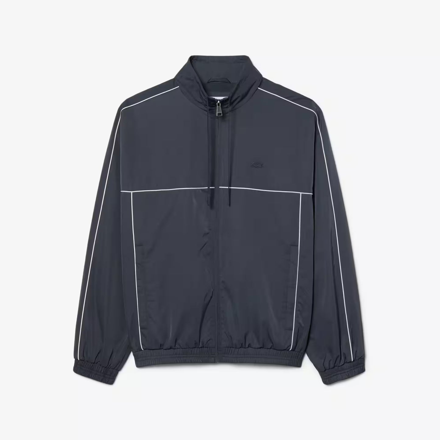 Veste de survêtement imperméable avec bordure contrastante