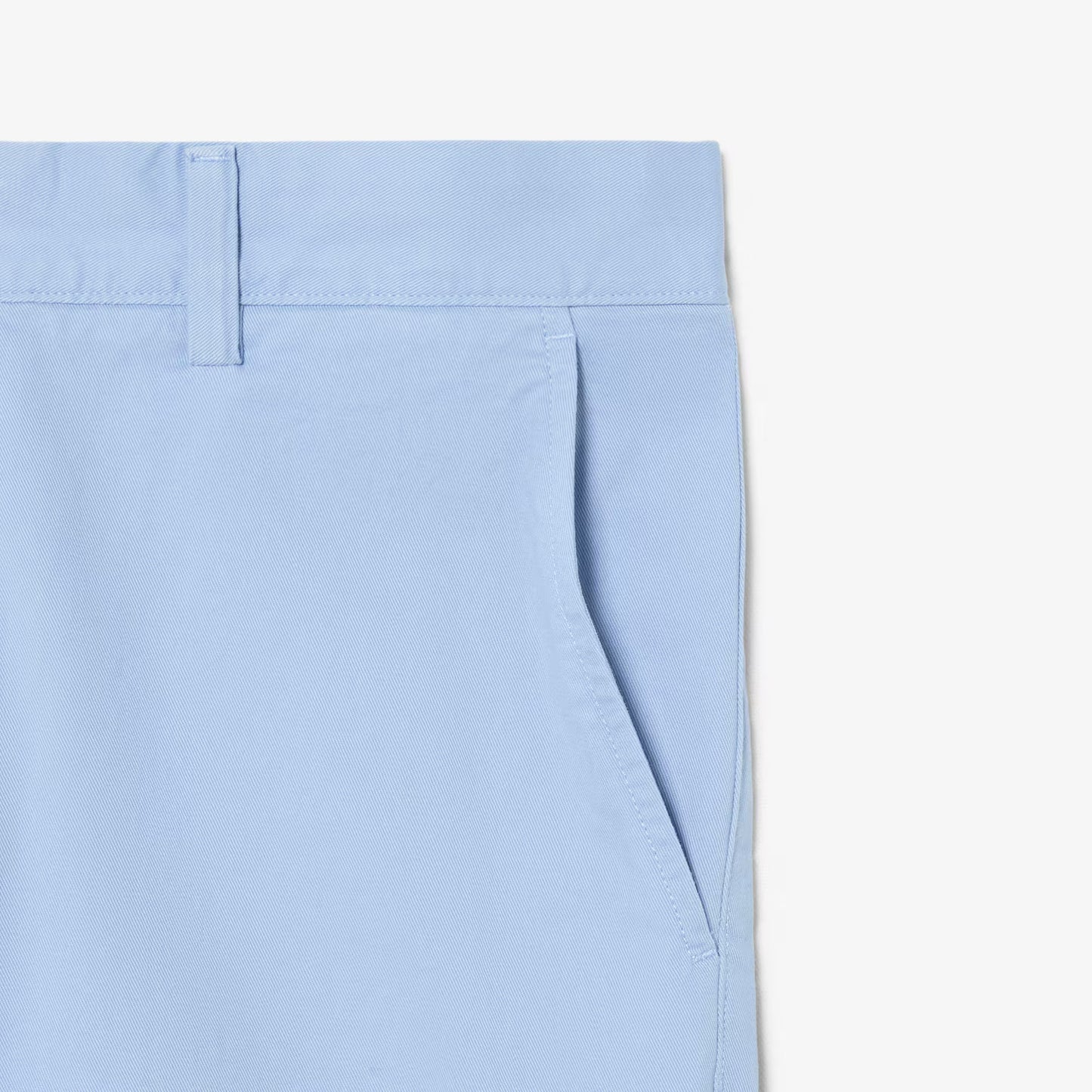Shorts chino en sergé extensible