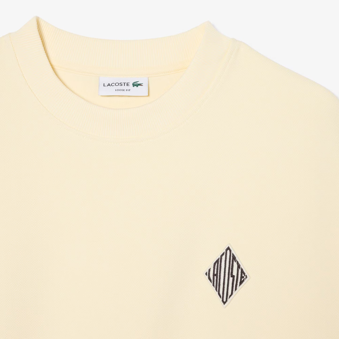 Sweat-shirt en piqué double face à écusson