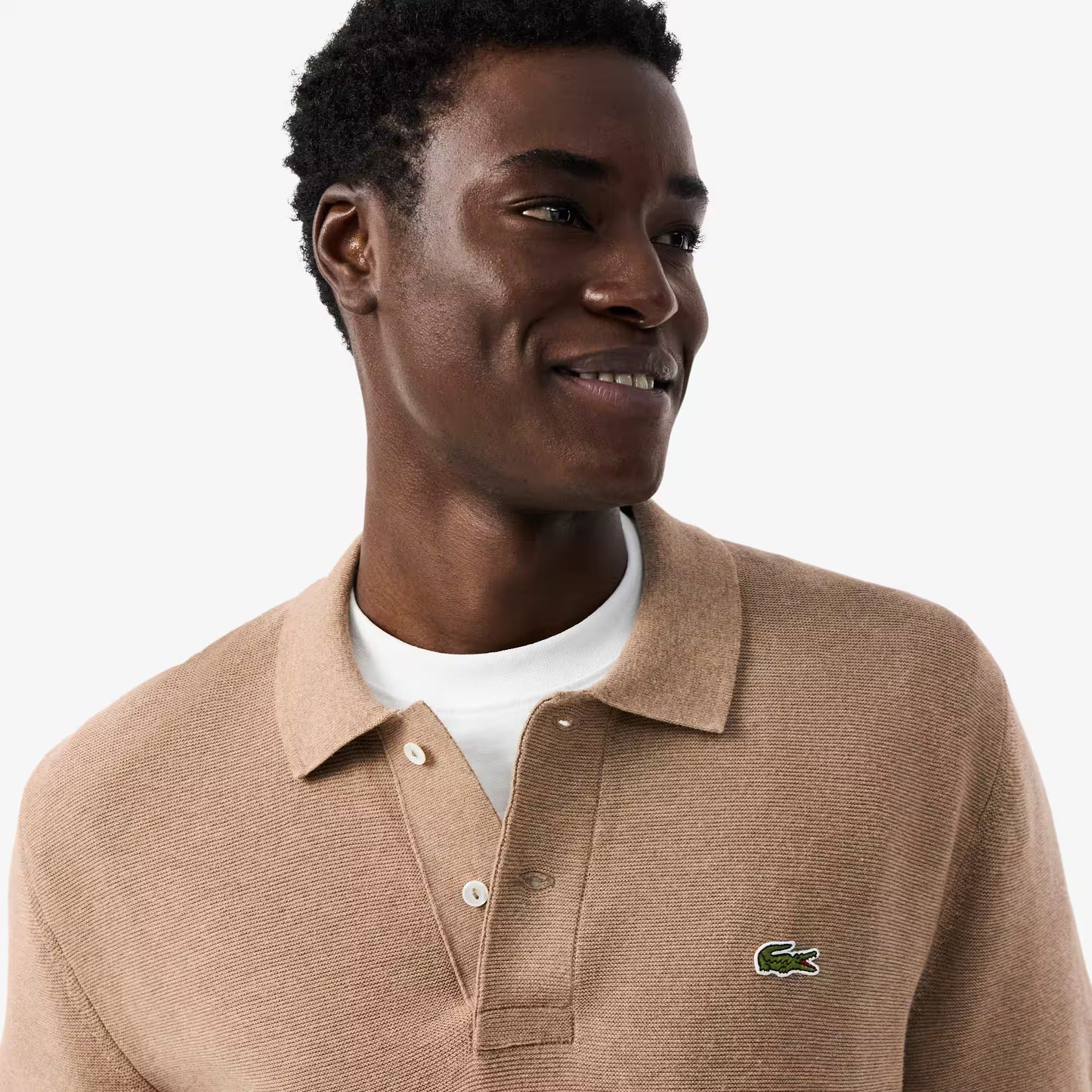 Polo en maille coupe classique