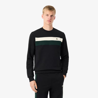 Sweat-shirt en molleton color-block