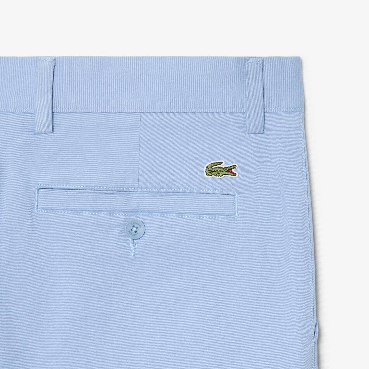 Shorts chino en sergé extensible
