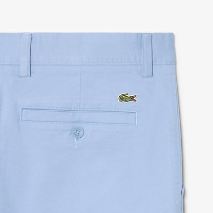 Shorts chino en sergé extensible