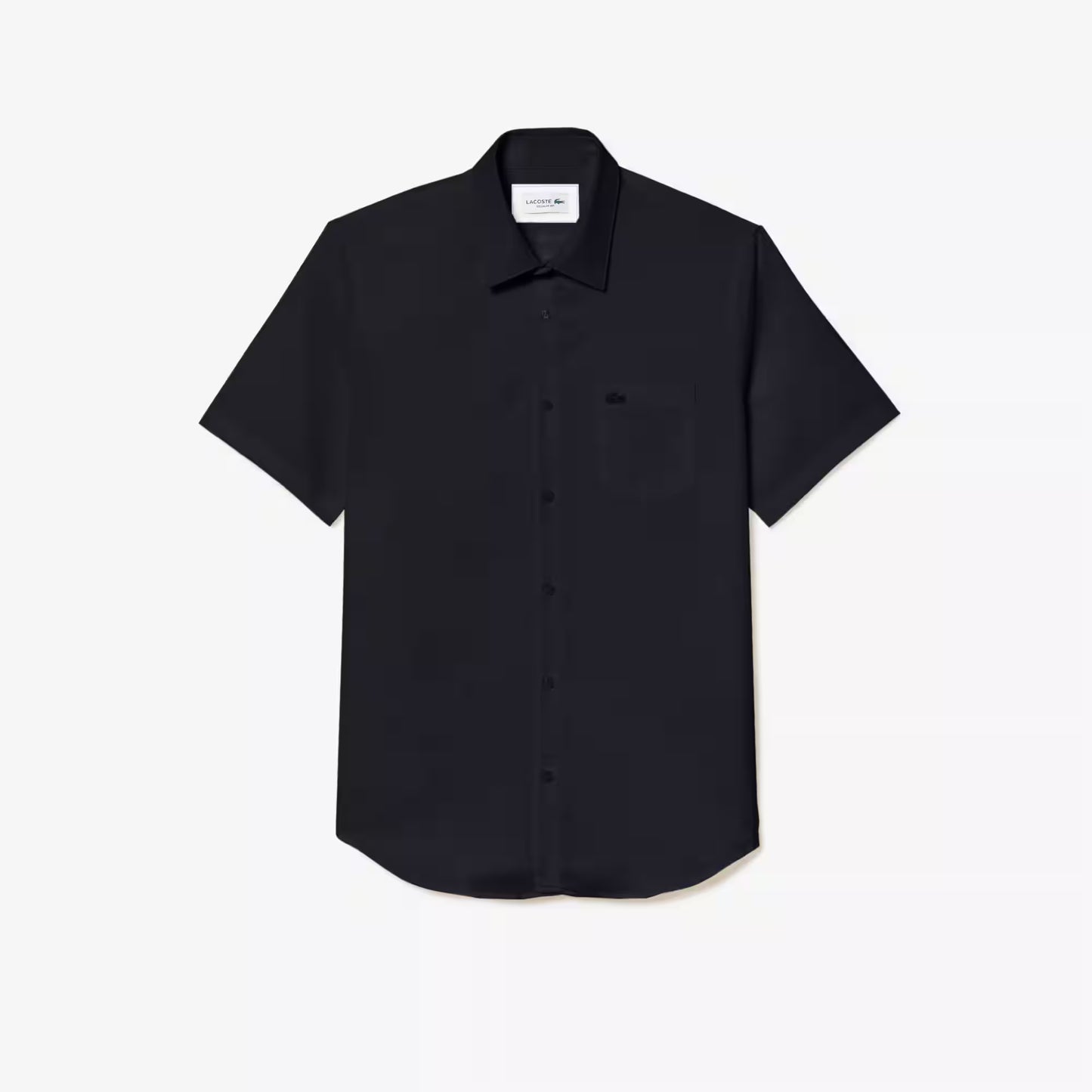 Chemise en coton à manches courtes coupe regular