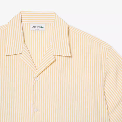 Chemise à rayures crocodile coupe décontractée