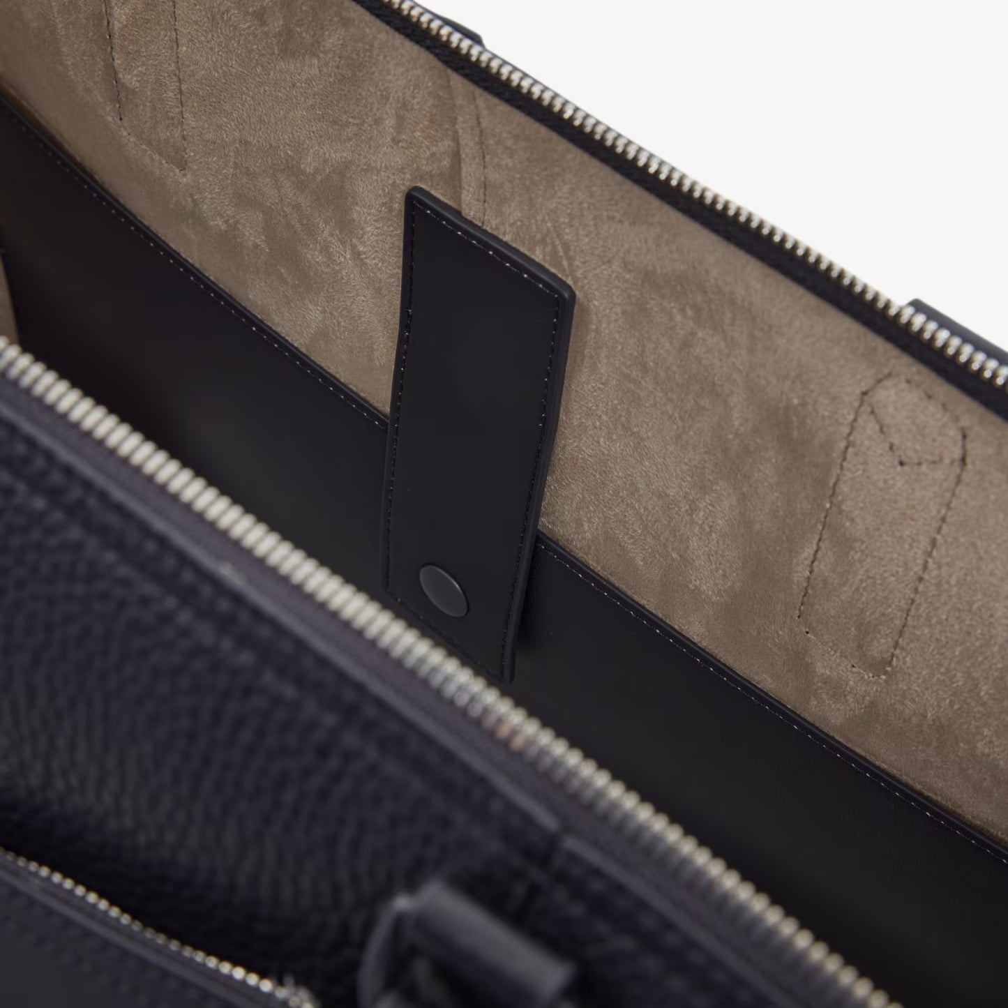 Sac de week-end en cuir grainé Club Lacoste